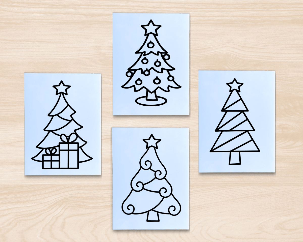 Christmas Tree Suncatcher Sticker Craft Kit Set for Kids - Calenlou Crafts Arts & Crafts sold by Rosebud & Jo