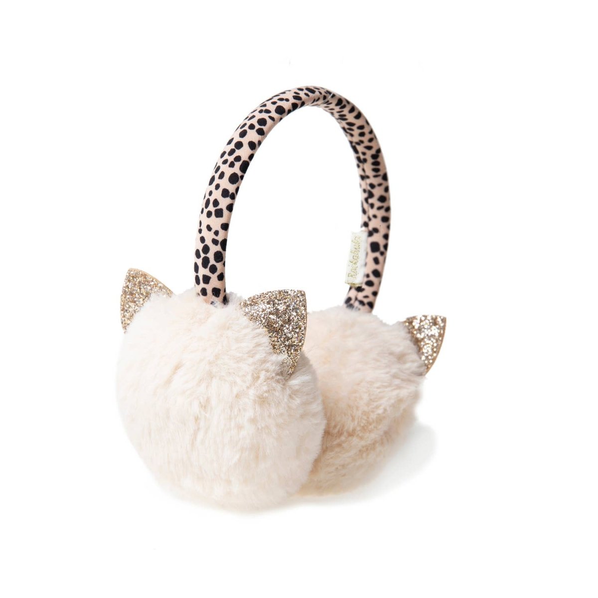 Clara Cat Leopard Print Earmuffs - Rockahula Kids US Hat sold by Rosebud & Jo