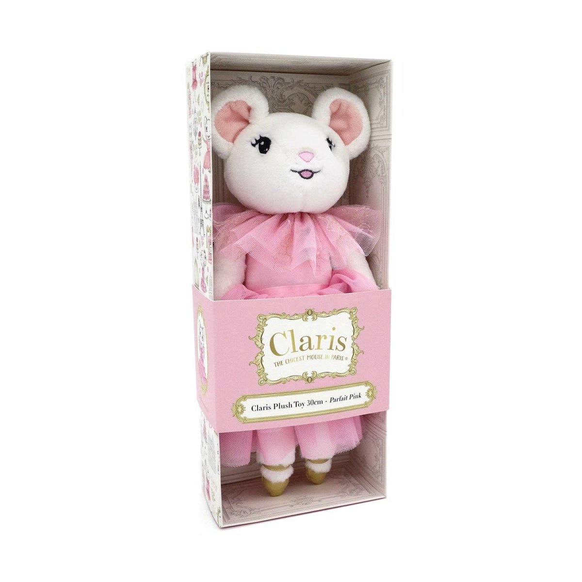 Claris The Mouse - Parfait Pink Plush Doll - Bunnies By the Bay Stuffed Animals sold by Rosebud & Jo