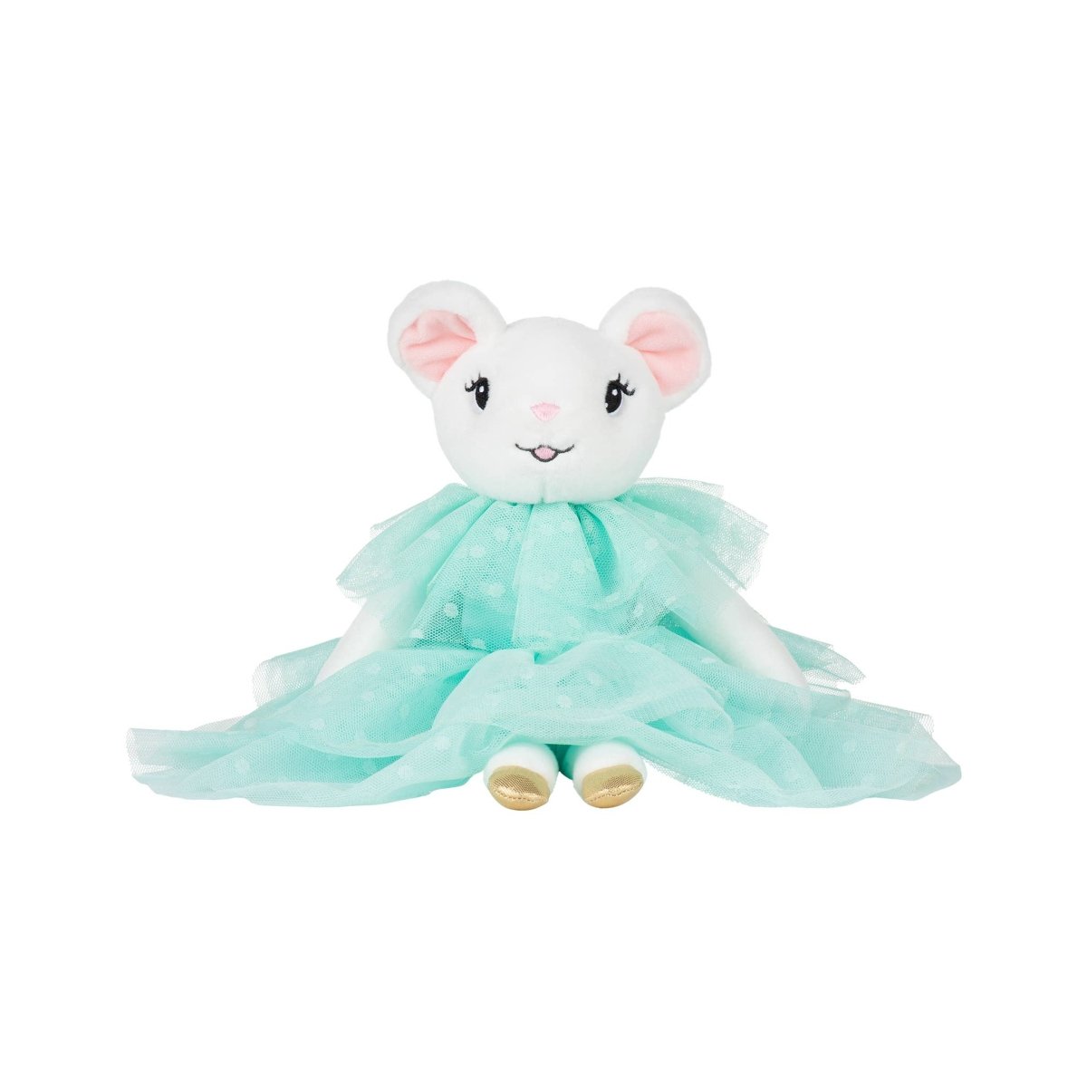 Claris The Mouse - Turquoise Plush Doll - Bunnies By the Bay Stuffed Animals sold by Rosebud & Jo