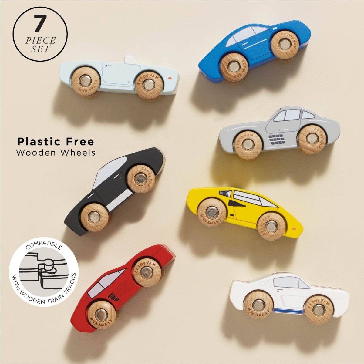 Classic Wooden Sports Cars - Le Toy Van, Inc. Toys sold by Rosebud & Jo