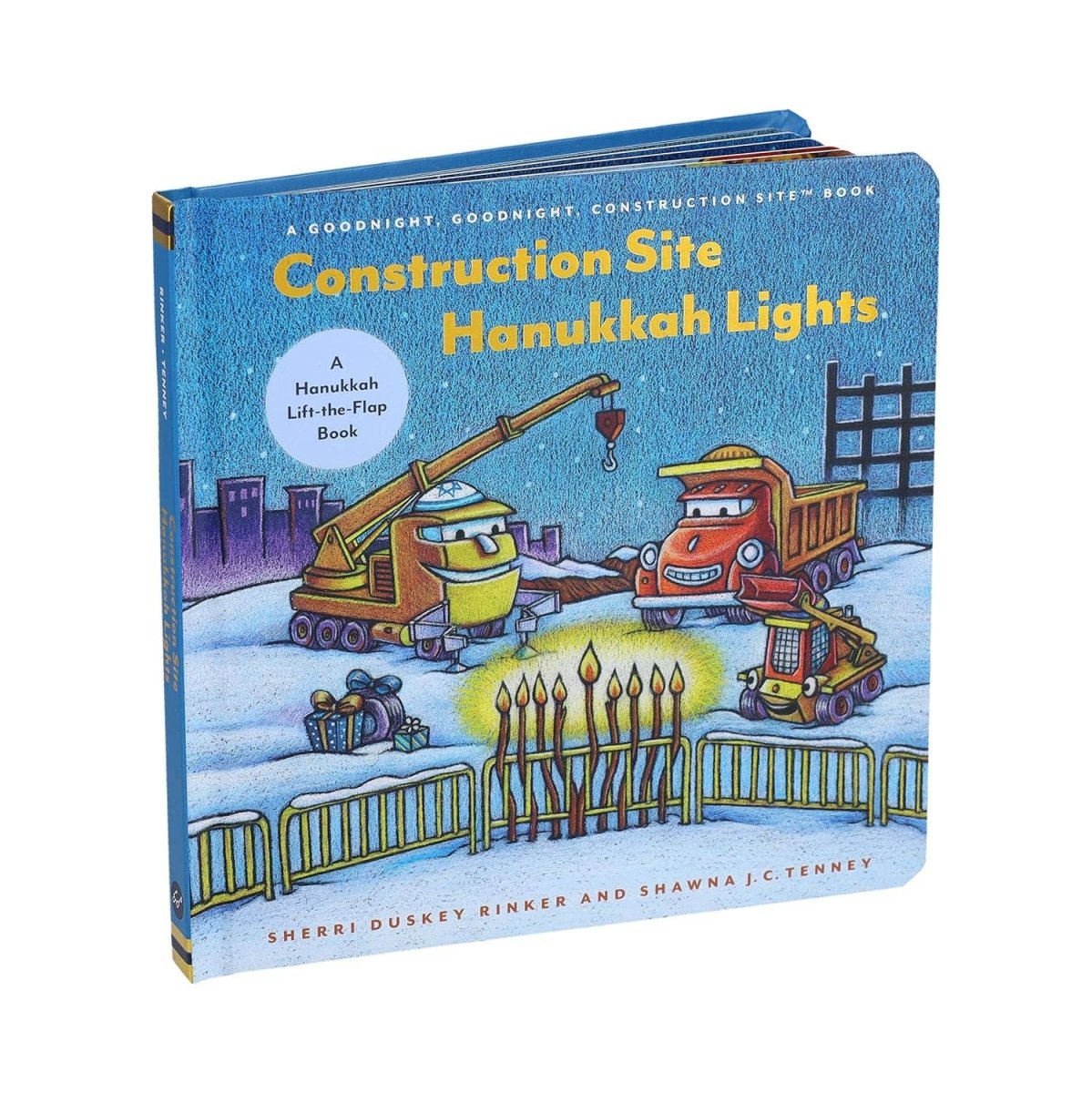 Construction Site Hanukkah Lights - Chronicle Books Book sold by Rosebud & Jo
