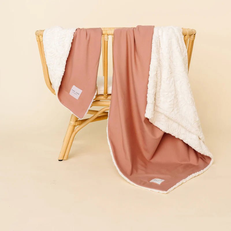 Cozy Blanket - Lou Lou & Company Blanket sold by Rosebud & Jo
