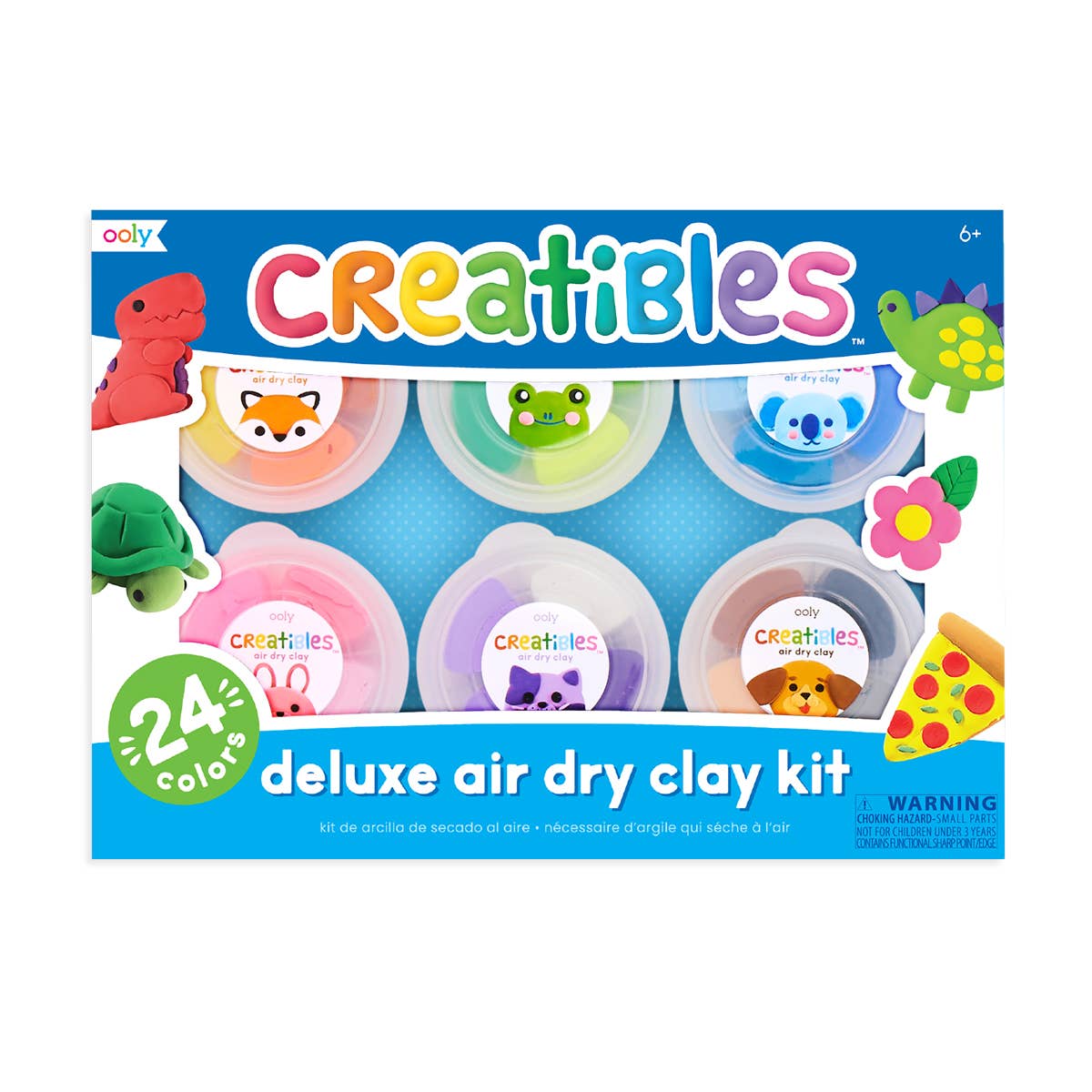 Creatibles Deluxe D.I.Y. Air - Dry Clays Kit - OOLY Art sold by Rosebud & Jo