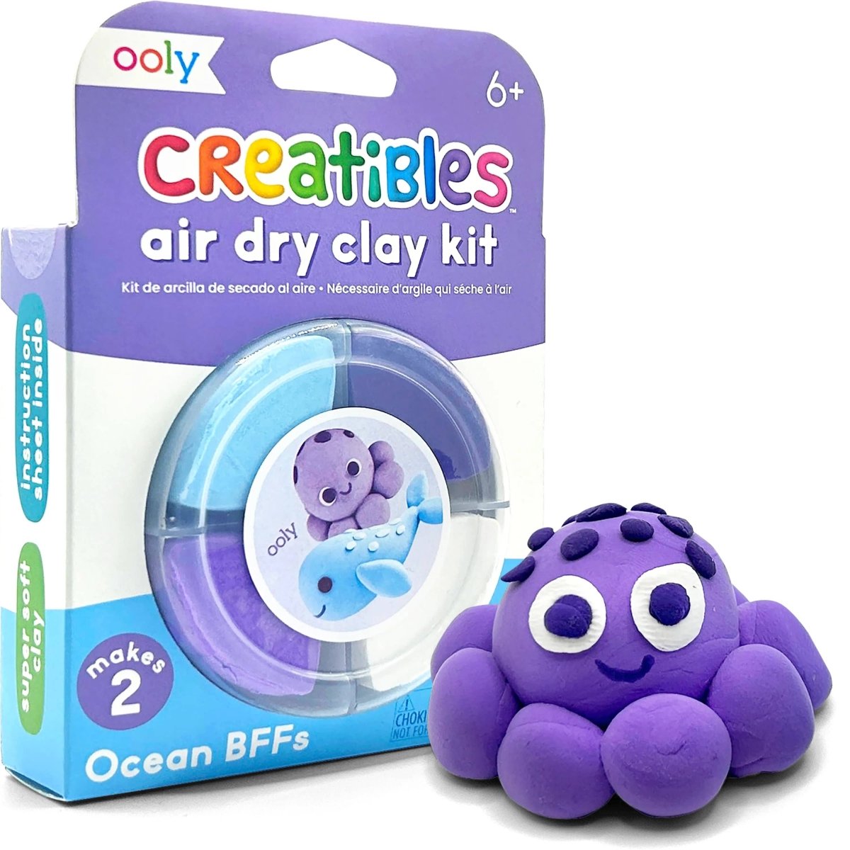 Creatibles D.I.Y. Air - Dry Clay Kit: Ocean BFFs - OOLY Art sold by Rosebud & Jo