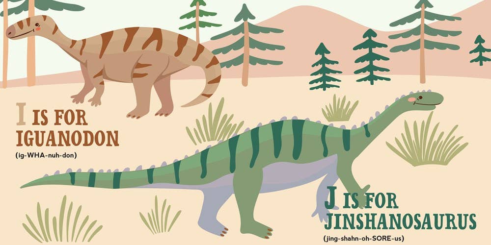 D Is for Dinosaur Board Book - Familius, LLC Books sold by Rosebud & Jo