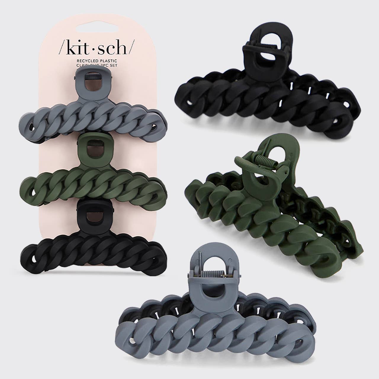 Eco-friendly Chain Claw Clip 3pc Set