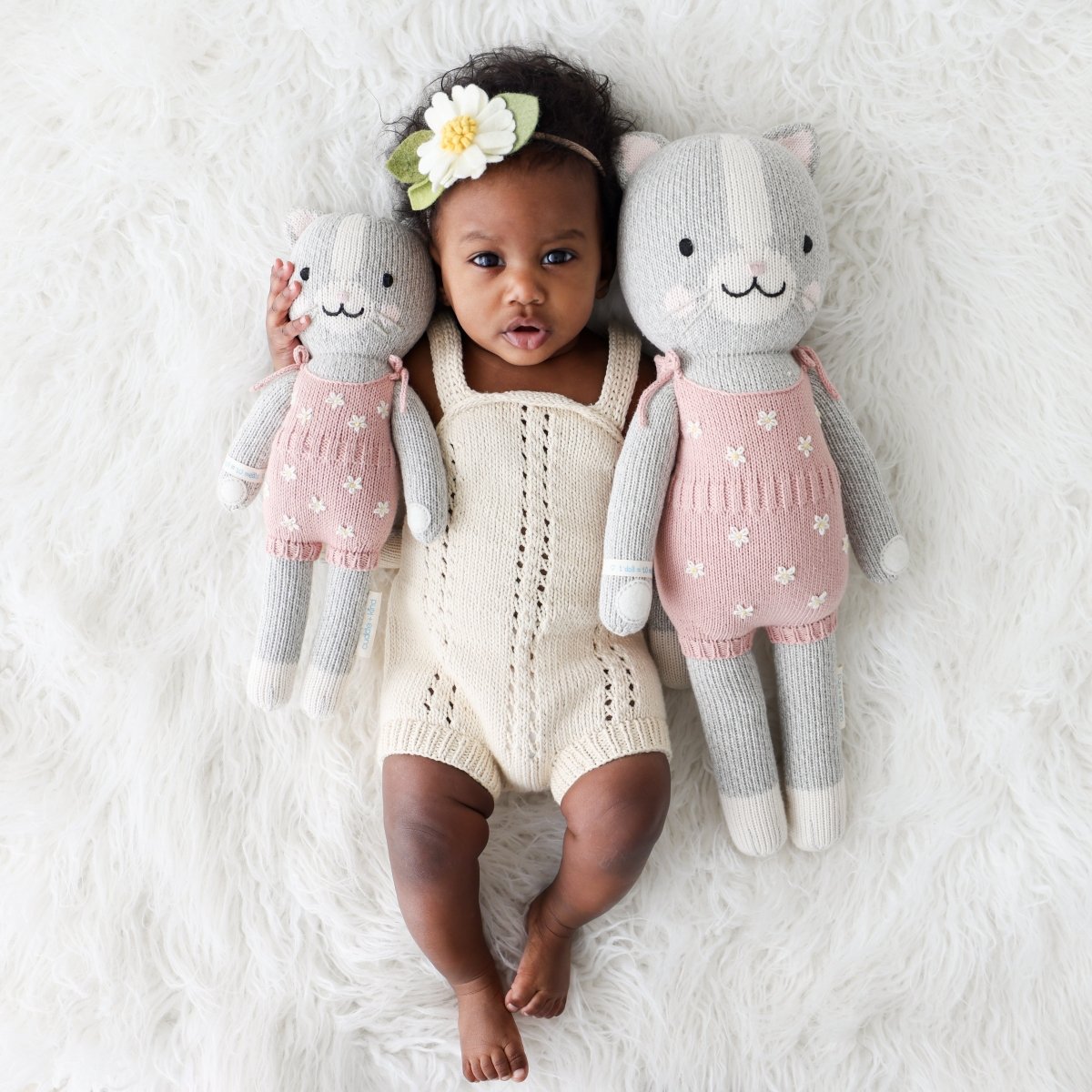 Daisy the Kitten - Cuddle + Kind Stuffed Animals sold by Rosebud & Jo
