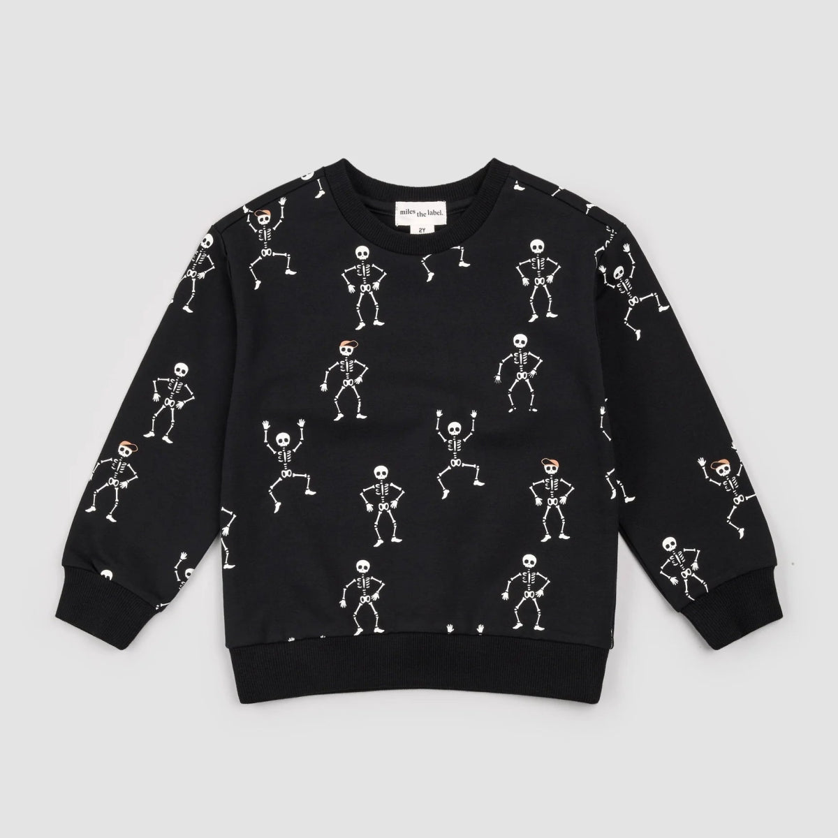 Dancing Glow - in - the - Dark Skeletons Sweatshirt - miles the label Baby & Toddler Clothing sold by Rosebud & Jo