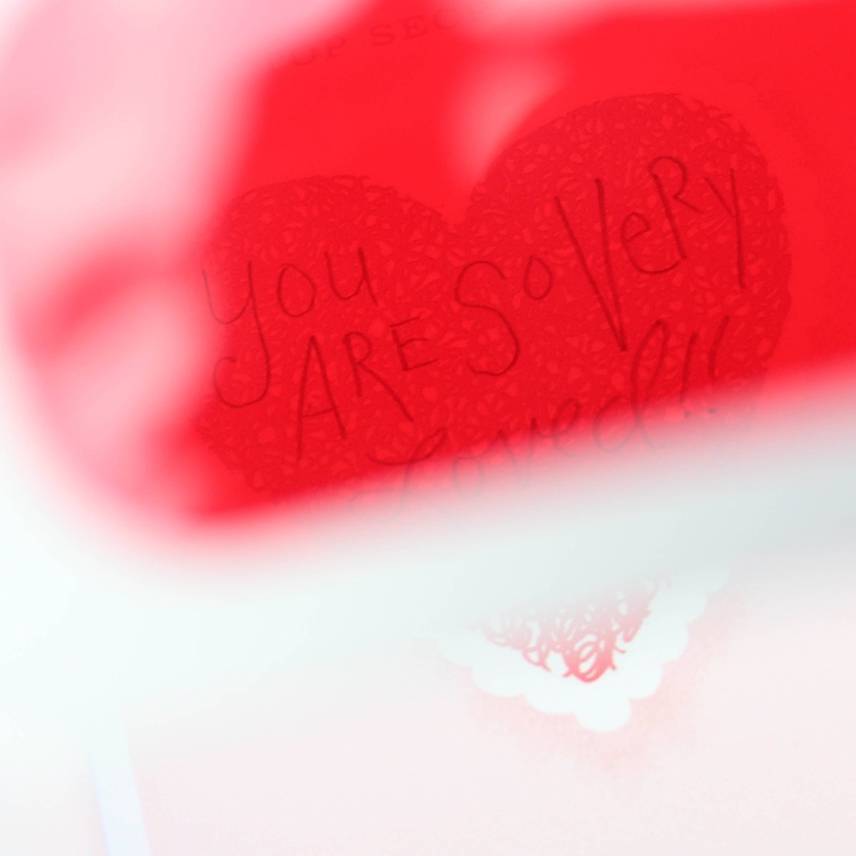 Decoder Card - Top Secret Heart/Love - Inklings Paperie Card sold by Rosebud & Jo