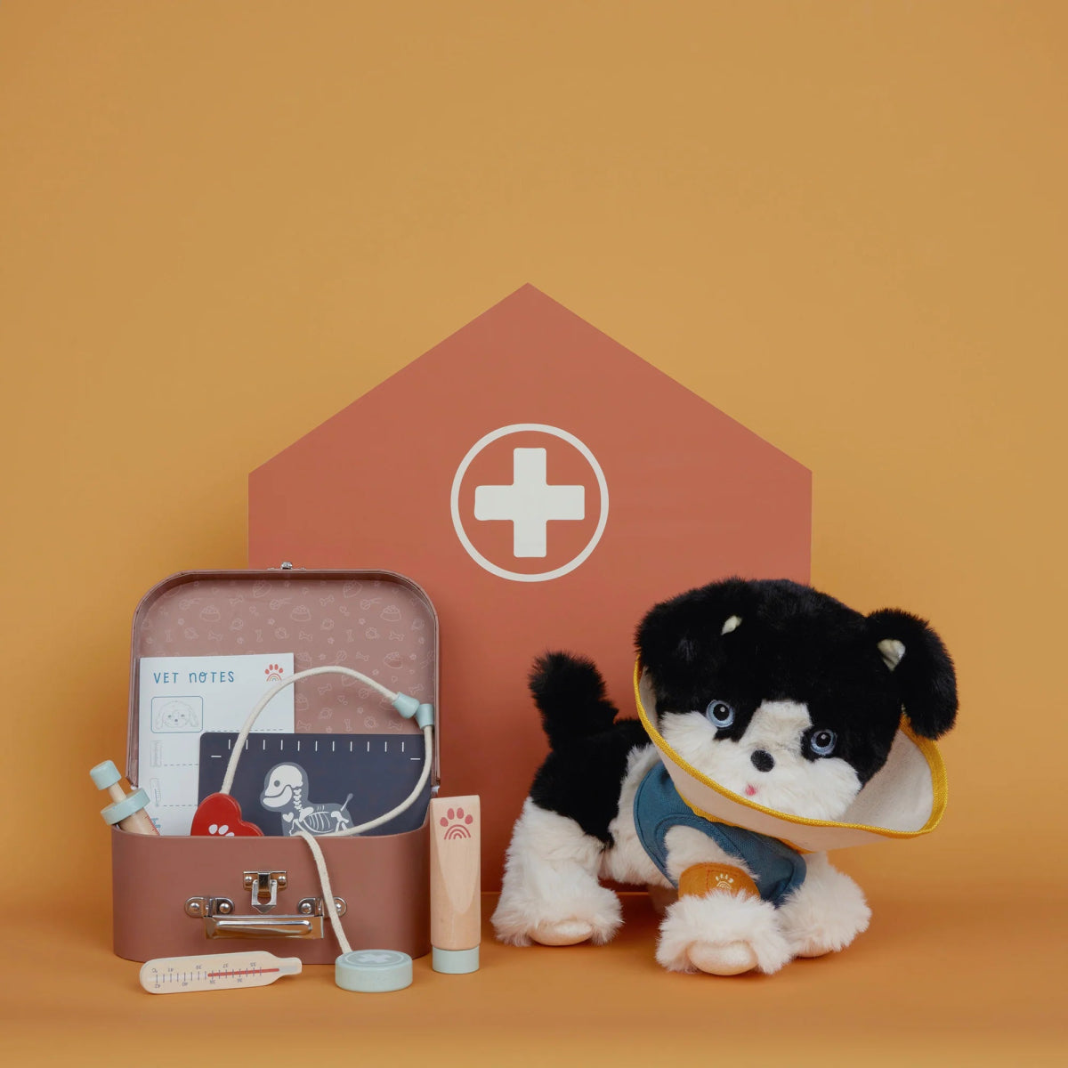 Dinkum Dog Vet Set – Pretend Play Doctor Kit for Kids - Olli Ella Toy sold by Rosebud & Jo