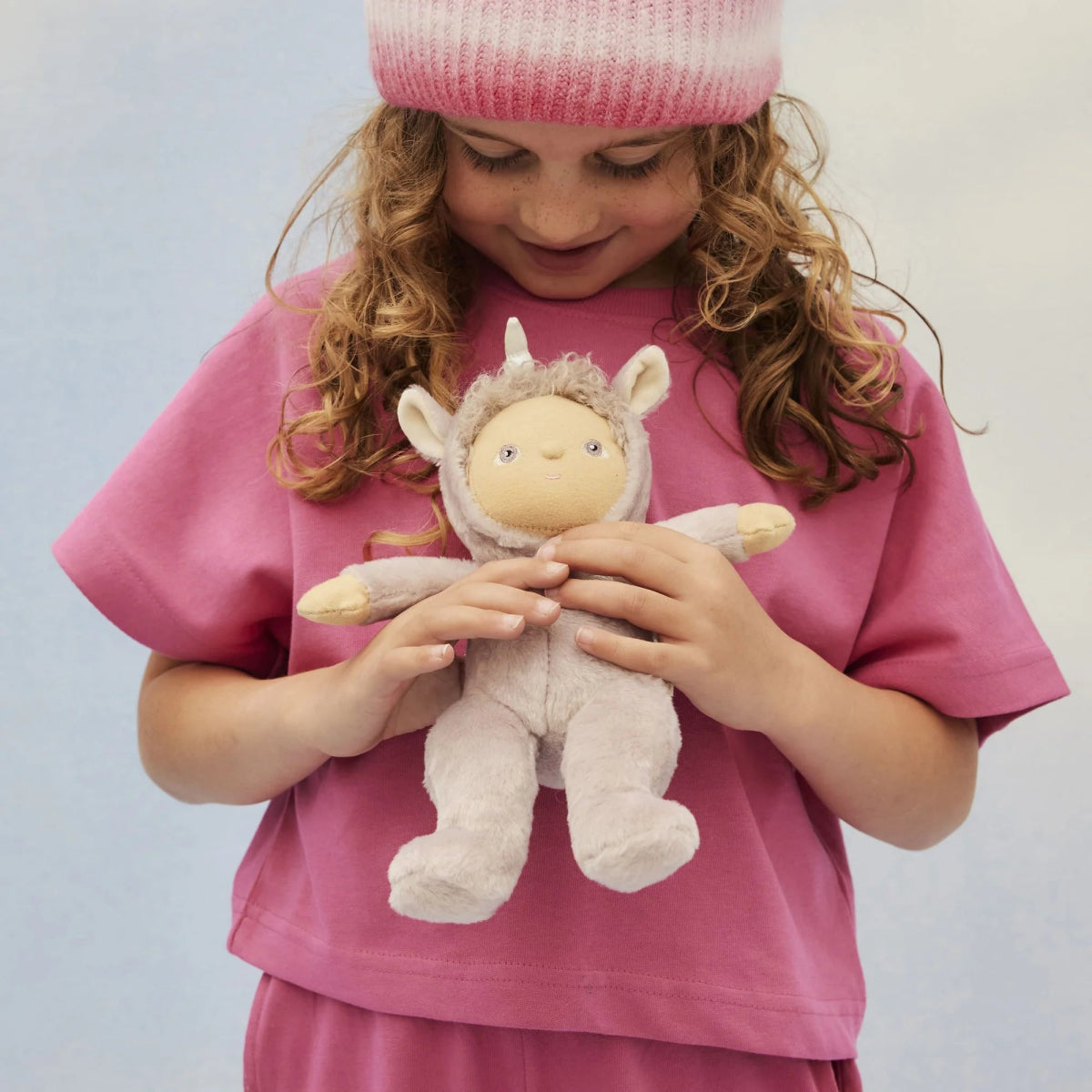 Dinky Dinkum Doll - Unicorns Uma/Lilac - Olli Ella Toys sold by Rosebud & Jo