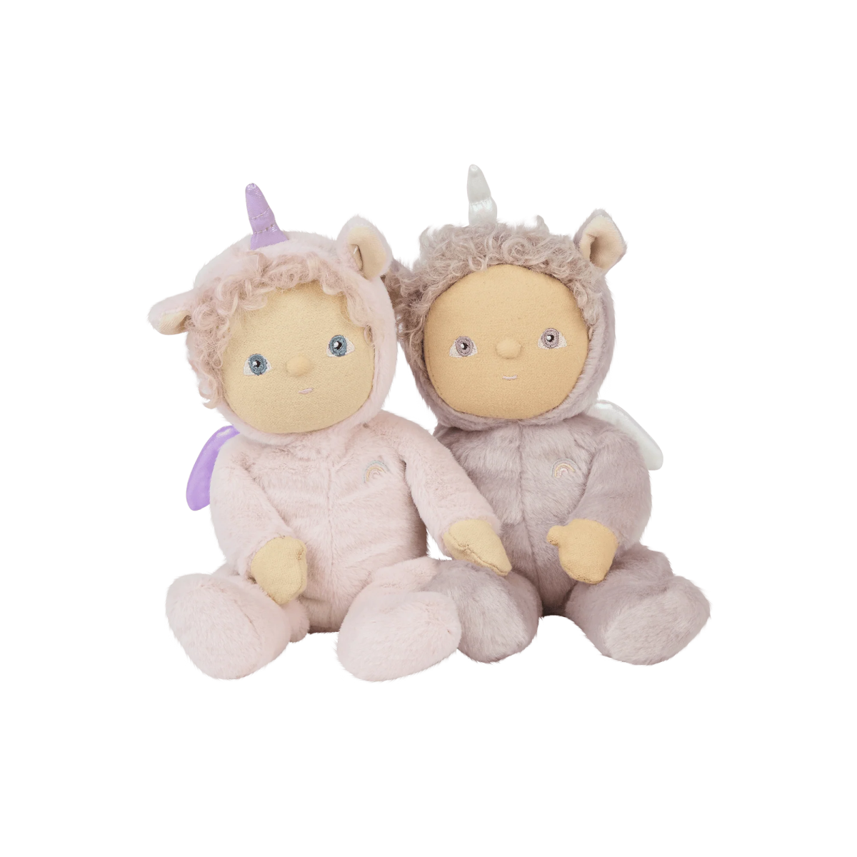 Dinky Dinkum Doll - Unicorns Uma/Lilac - Olli Ella Toys sold by Rosebud & Jo