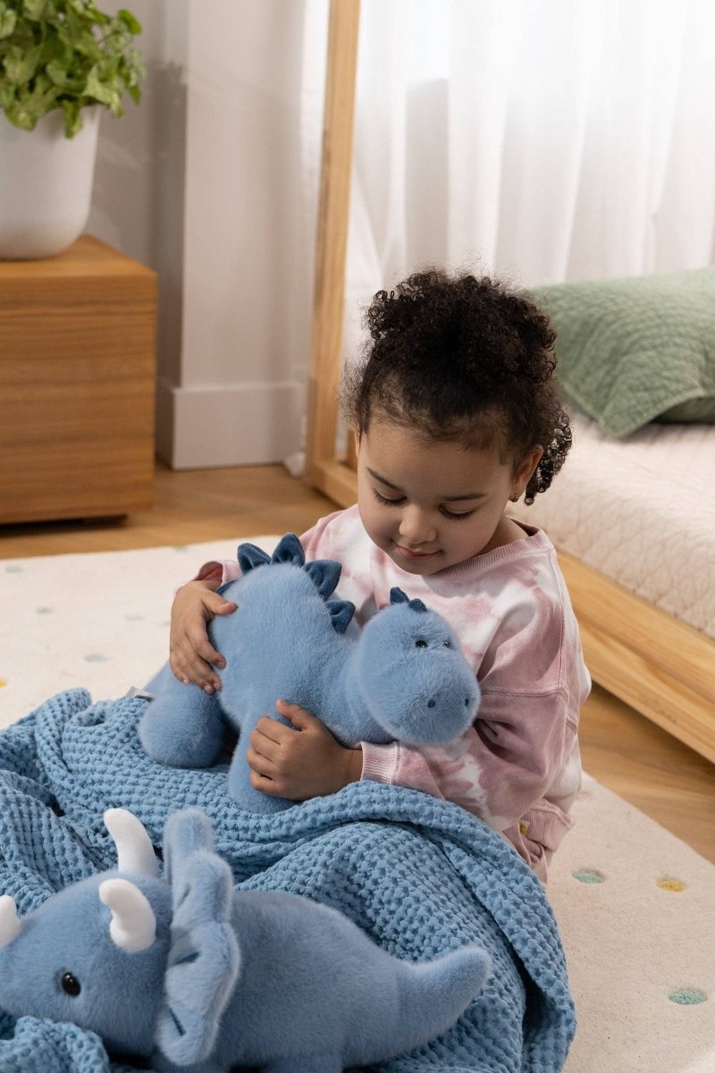 Dino Plush Toy - Blue Diplodocus - Coco Village Stuffed Animals sold by Rosebud & Jo