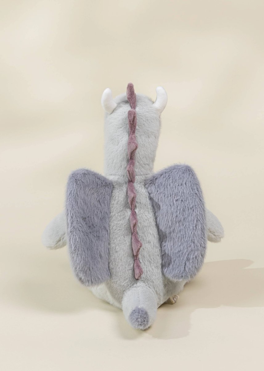 Dino Plush Toy - Grey Dragon - Coco Village Stuffed Animals sold by Rosebud & Jo
