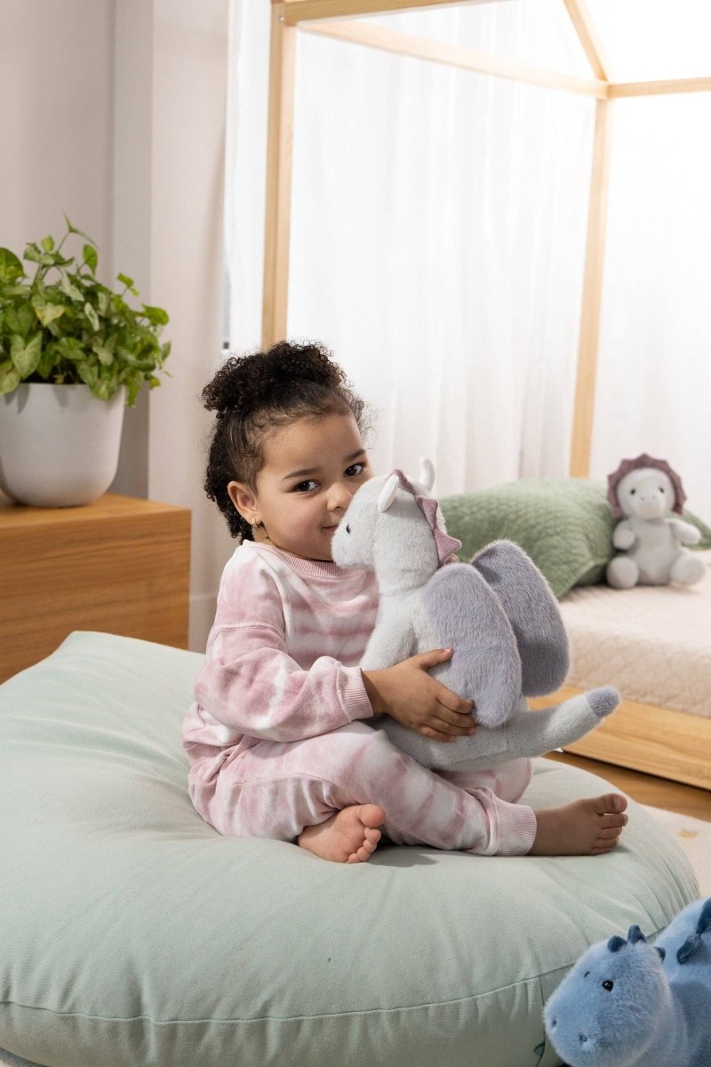 Dino Plush Toy - Grey Dragon - Coco Village Stuffed Animals sold by Rosebud & Jo