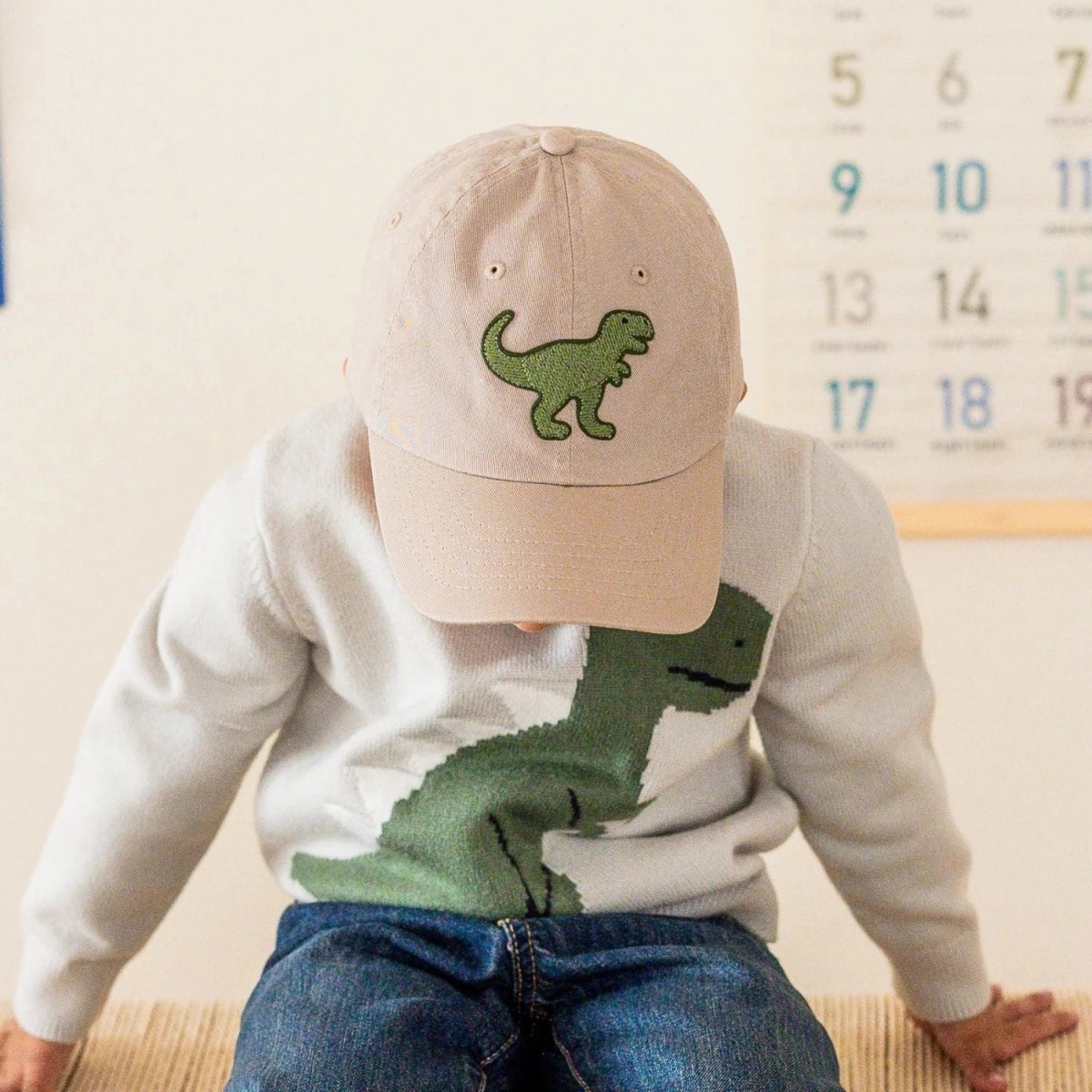 Dinosaur Patch Baseball Hat - Sweet Wink Hats sold by Rosebud & Jo