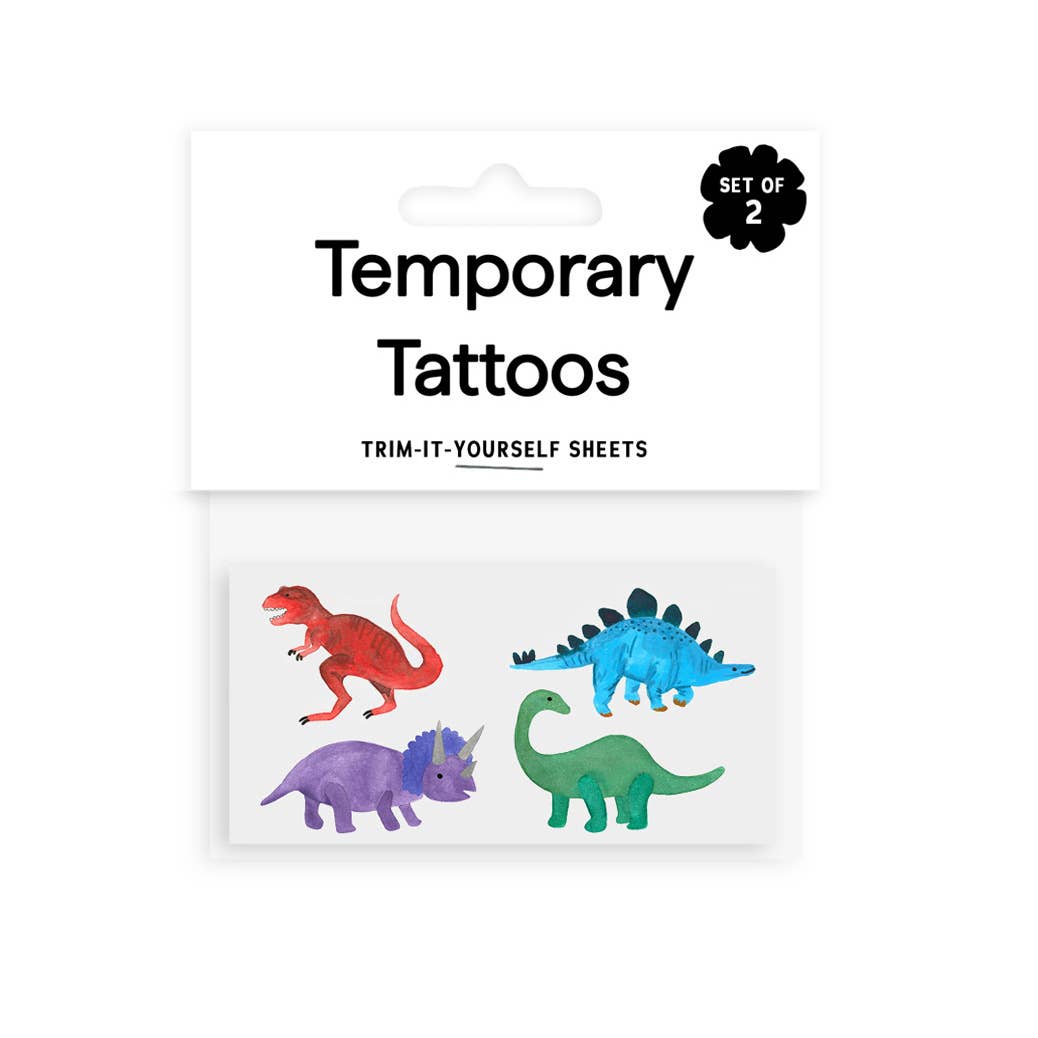 Dinosaur Temporary Tattoos for Kids - Saint & Company Toys sold by Rosebud & Jo