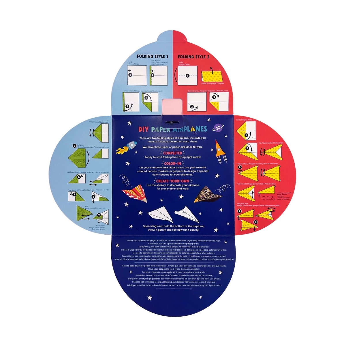 D.I.Y. Paper Air Planes Activity Kit - OOLY Art sold by Rosebud & Jo