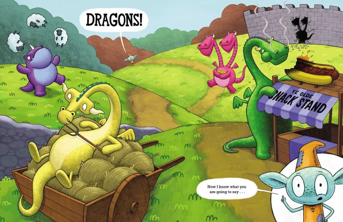 Dragons Are the Worst! by Alex Willan - Simon & Schuster Book sold by Rosebud & Jo