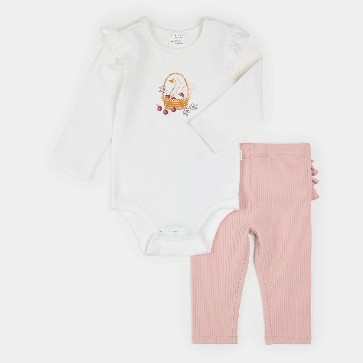 Dress-Up Duck 2pc LunaKnit Bodysuit Set - Petite Lem Top & Bottom Sets sold by Rosebud & Jo