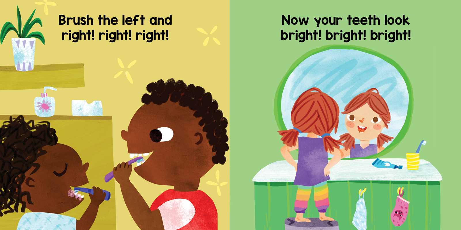 Brush! Brush! Brush! (A Baby Steps Toothbrushing Board Book for Toddlers) by Douglas Florian