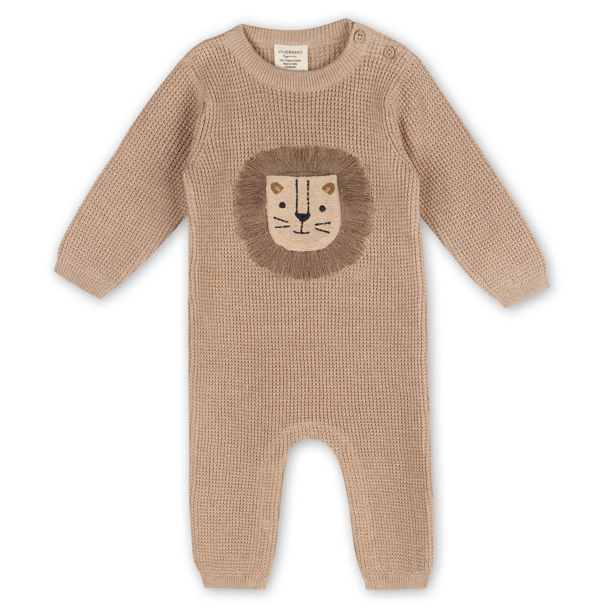 Lion Chunky Knit Sweater Jumpsuit