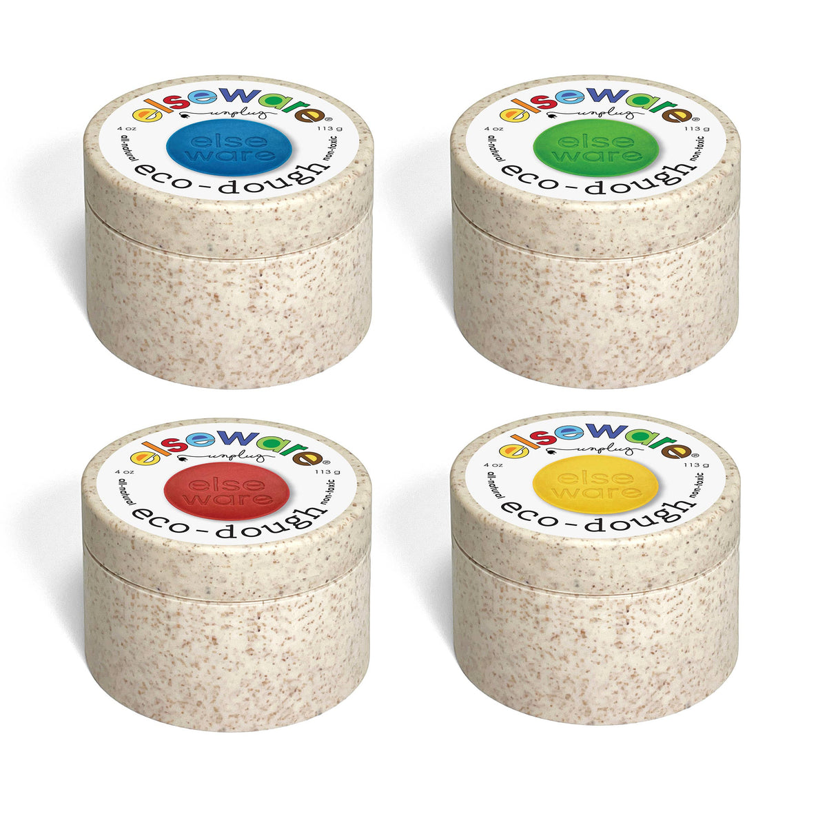 Eco-Dough 4-Pack - Natural Sensory Dough
