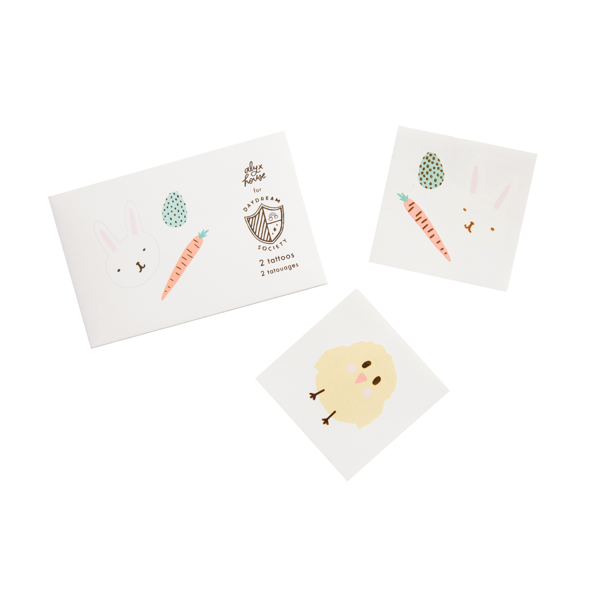 Easter Temporary Tattoos - Jollity & Co. + Daydream Society Toys sold by Rosebud & Jo