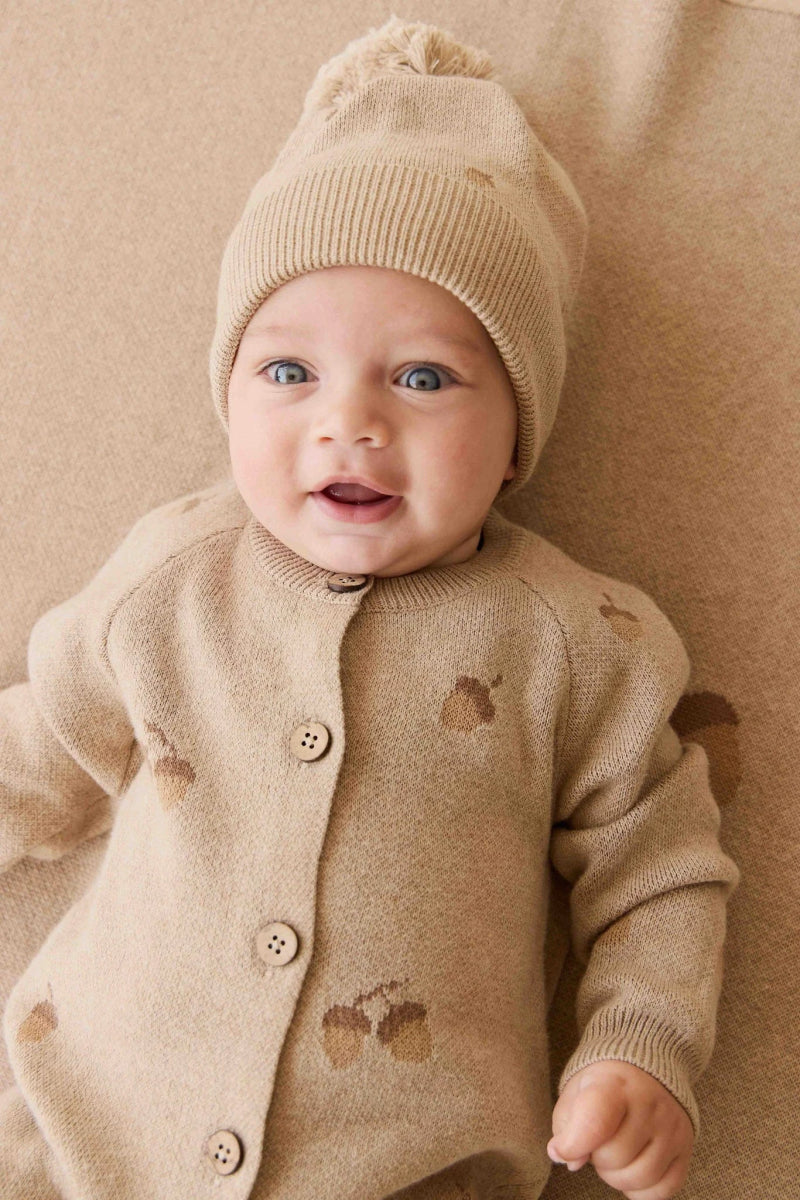 Easton Hat - Forest Acorns Cashew Marle - Jamie Kay Hat sold by Rosebud & Jo