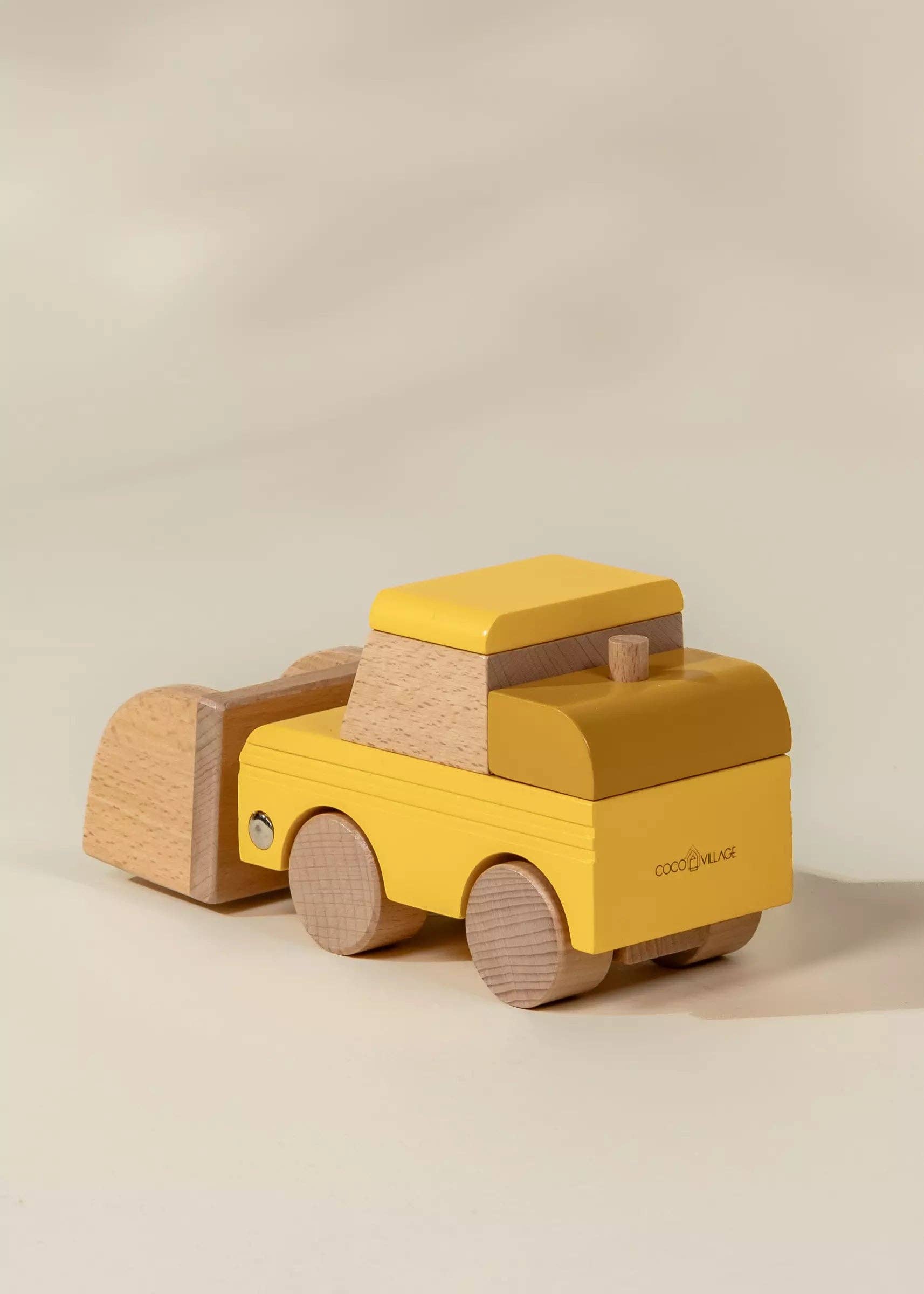 Wooden Construction Vehicle - Bulldozer