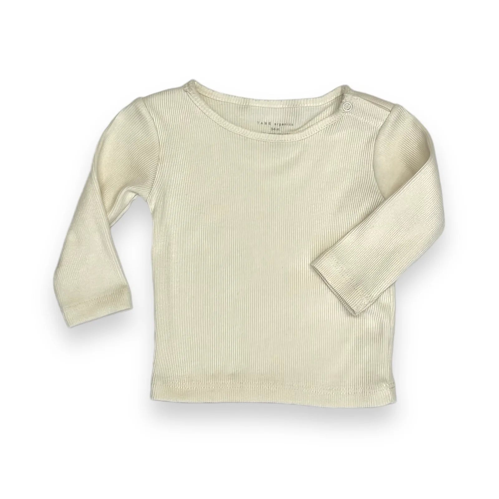 Long Sleeve Top with Raw Edge