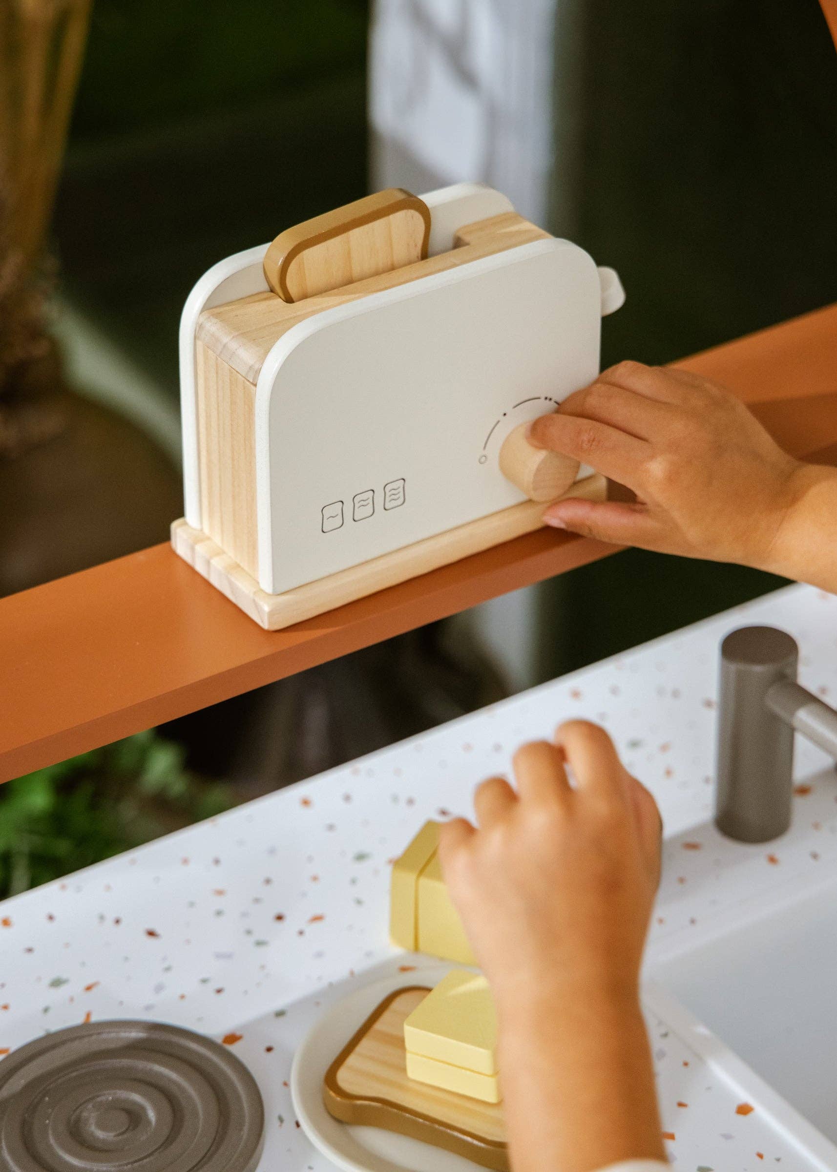 Wooden Toaster Playset