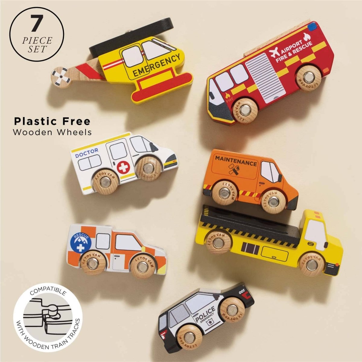 Emergency Helicopter & Rescue Cars - Le Toy Van, Inc. Toys sold by Rosebud & Jo