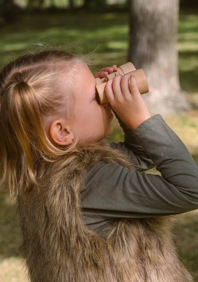 Explorer's Wooden Binoculars - Coco Village Toys sold by Rosebud & Jo