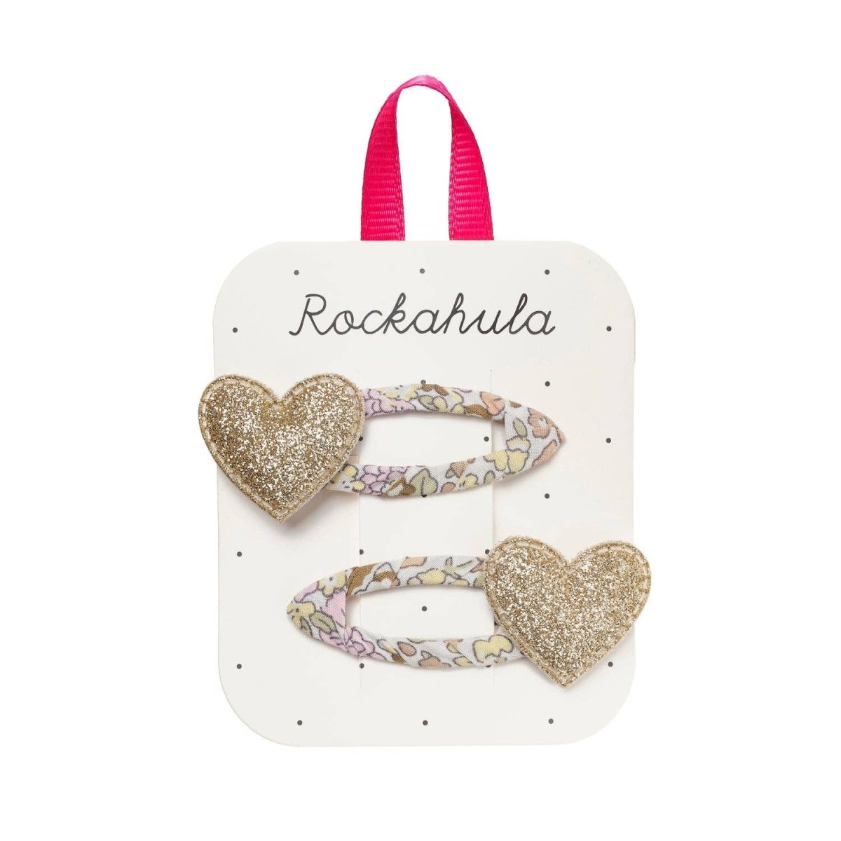 Fairytale Floral Heart Clips - Rockahula Kids US Hair Accessories sold by Rosebud & Jo