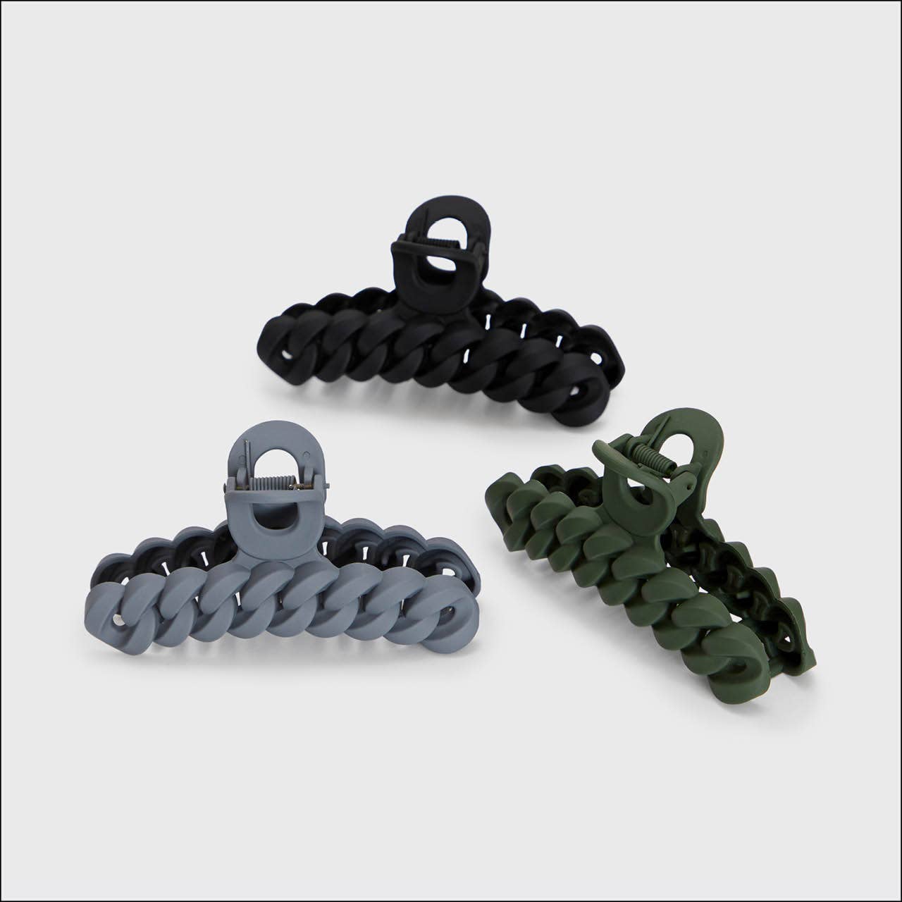 Eco-friendly Chain Claw Clip 3pc Set