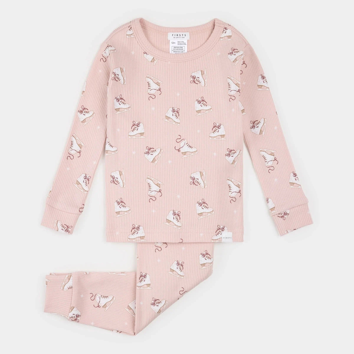 Figure Skating 2-Piece Pajama Set - Petite Lem Pajamas sold by Rosebud & Jo