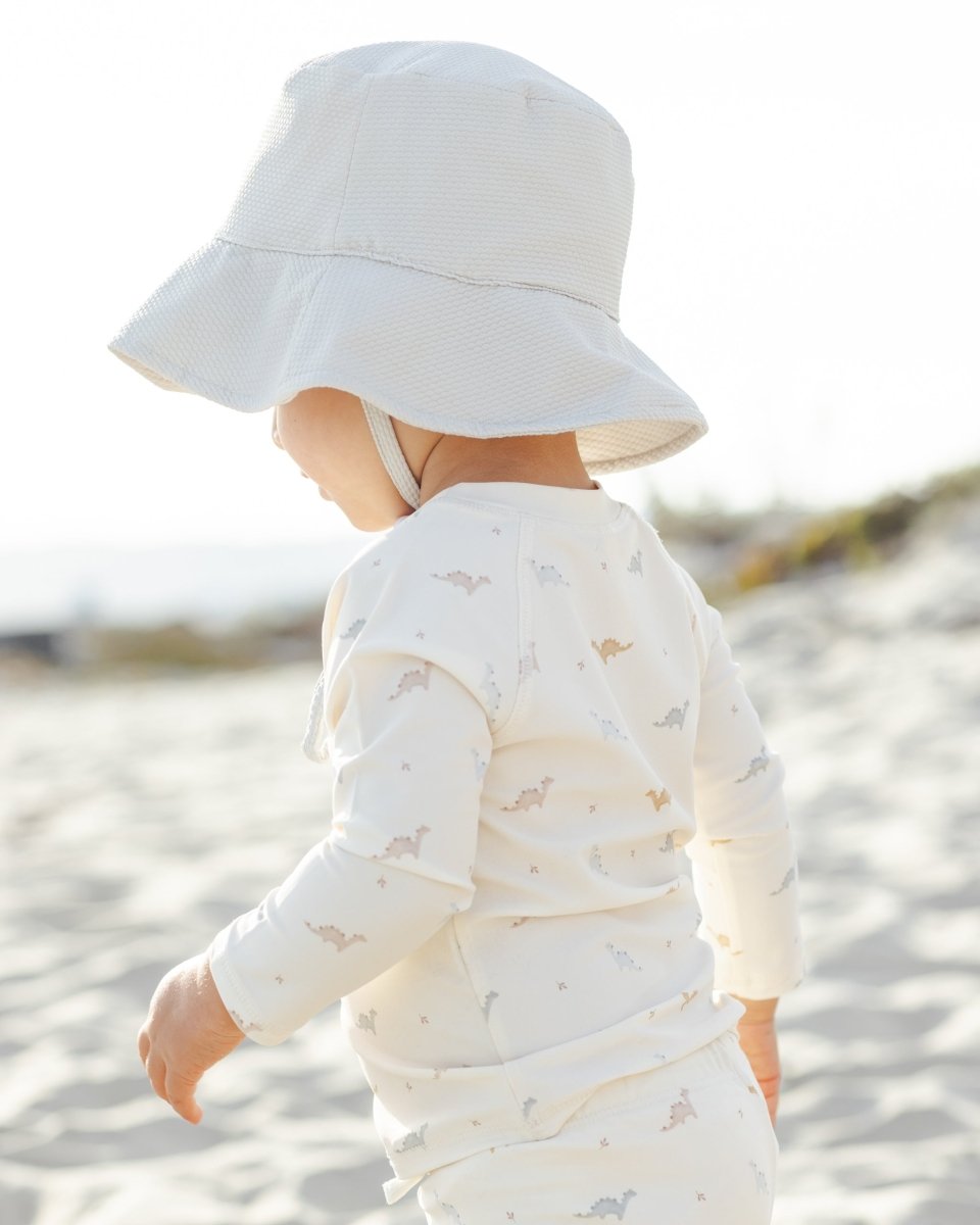 Finn Rashguard + Short Set || Dino - Quincy Mae Swimsuit sold by Rosebud & Jo