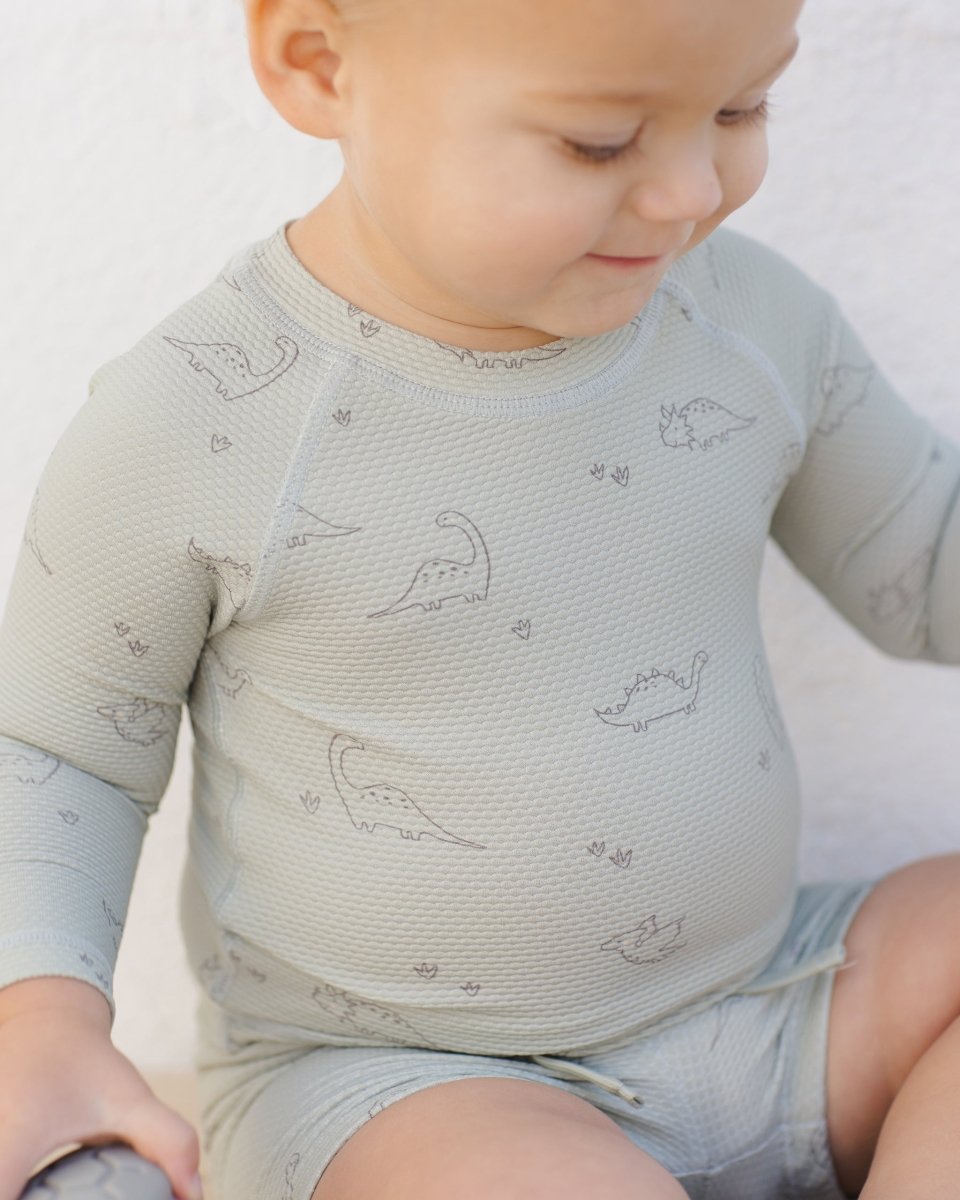 Finn Rashguard & Short Swimsuit Set - Quincy Mae Baby & Toddler Clothing sold by Rosebud & Jo
