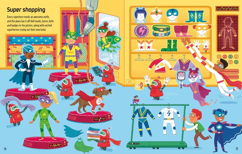 First Sticker Book Superheroes - HarperCollins Arts & Crafts sold by Rosebud & Jo
