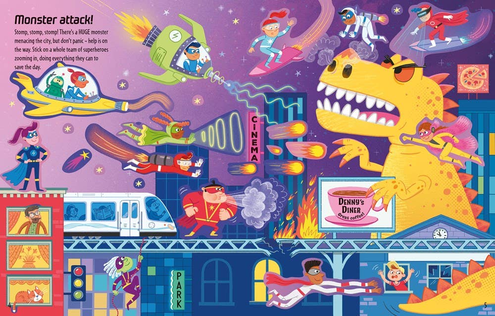 First Sticker Book Superheroes - HarperCollins Arts & Crafts sold by Rosebud & Jo