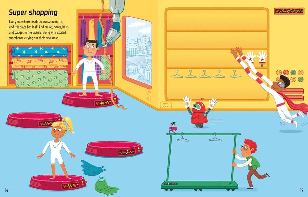 First Sticker Book Superheroes - HarperCollins Arts & Crafts sold by Rosebud & Jo