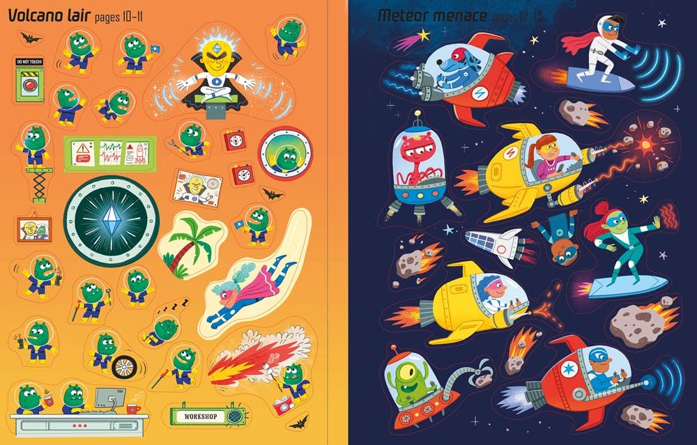 First Sticker Book Superheroes - HarperCollins Arts & Crafts sold by Rosebud & Jo