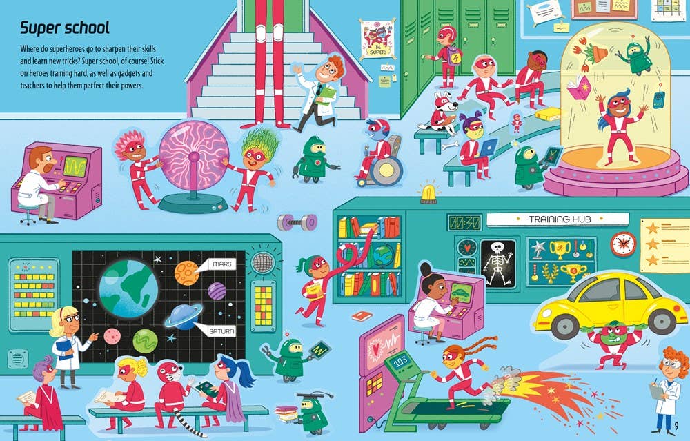 First Sticker Book Superheroes - HarperCollins Arts & Crafts sold by Rosebud & Jo