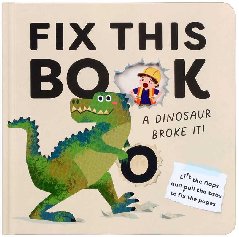 Fix This Book: A Dinosaur Broke It! by Editors of Silver Dolphin Books - Simon & Schuster Books sold by Rosebud & Jo