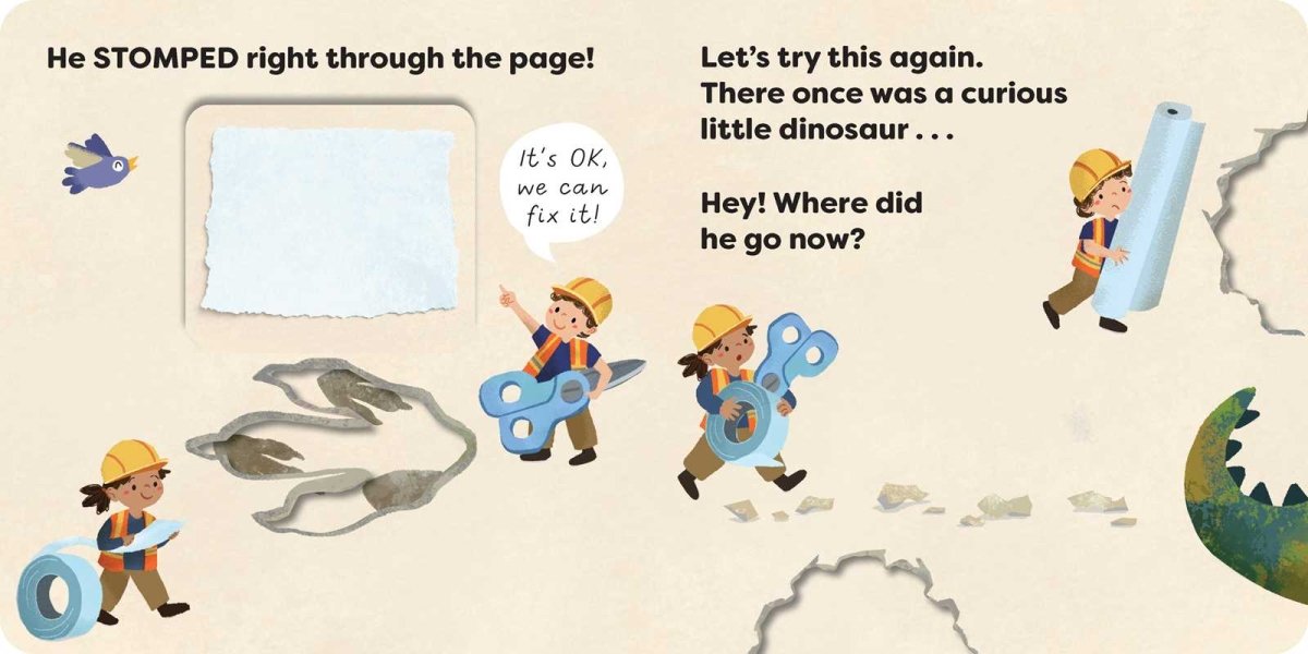 Fix This Book: A Dinosaur Broke It! by Editors of Silver Dolphin Books - Simon & Schuster Books sold by Rosebud & Jo