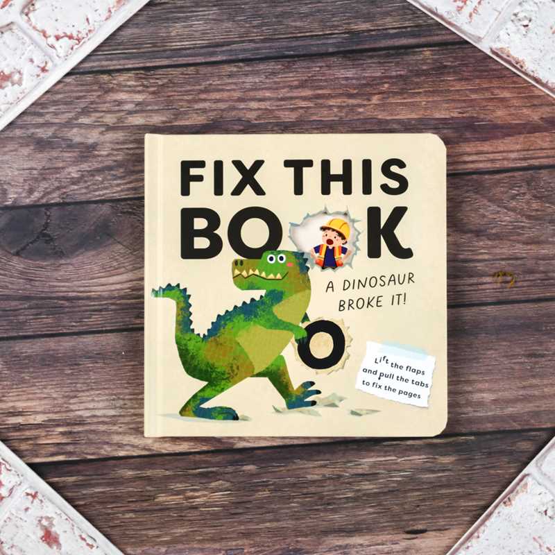 Fix This Book: A Dinosaur Broke It! by Editors of Silver Dolphin Books - Simon & Schuster Books sold by Rosebud & Jo