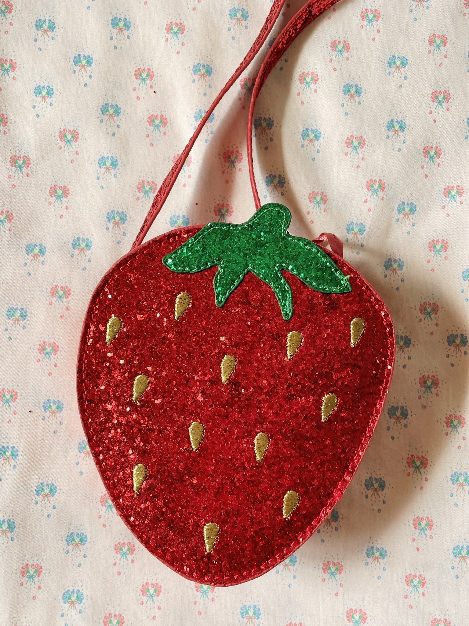 Strawberry-Shaped Shoulder Bag