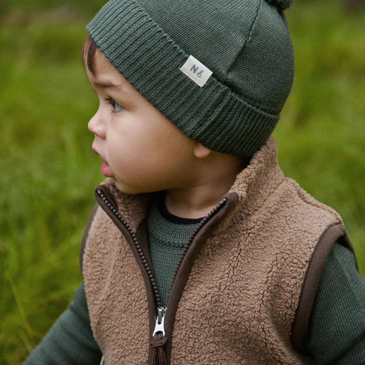 Flint Vest in Cub - Nature Baby Baby & Toddler Clothing sold by Rosebud & Jo